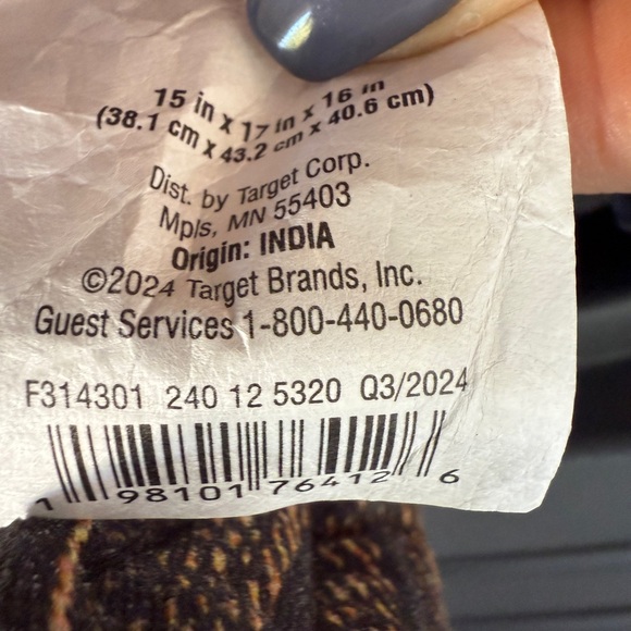 2024 John Derian Beaded Turkey Accent Pillow - Picture 4 of 4